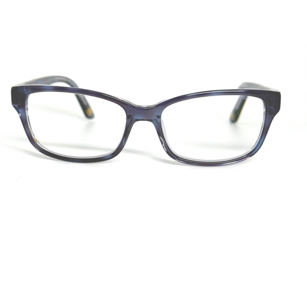 Anne Klein AK5041 505 Plum Tortoise Eyeglasses Frames 52-16-135 Lion Logo Blue